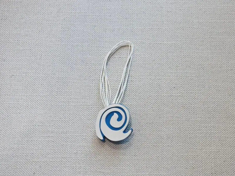 blue magnet curtain tie