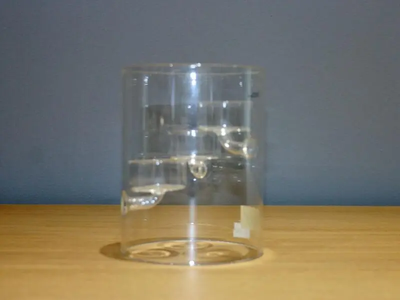 windproof glass candle holder