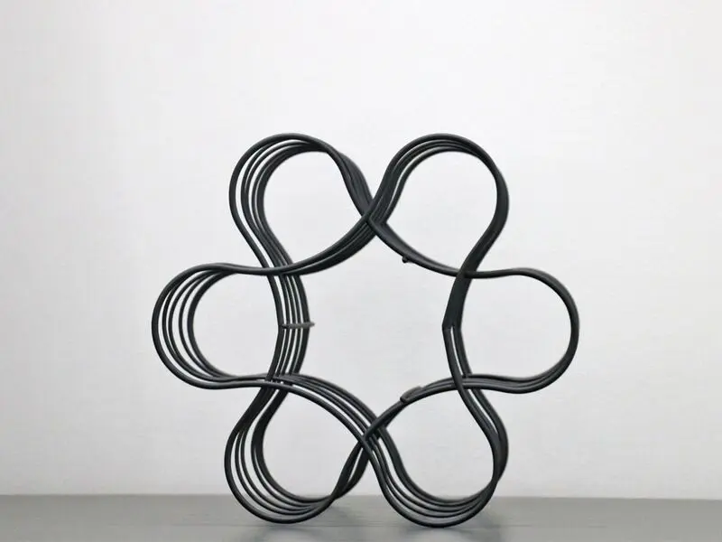 wine bottle rack in black iron