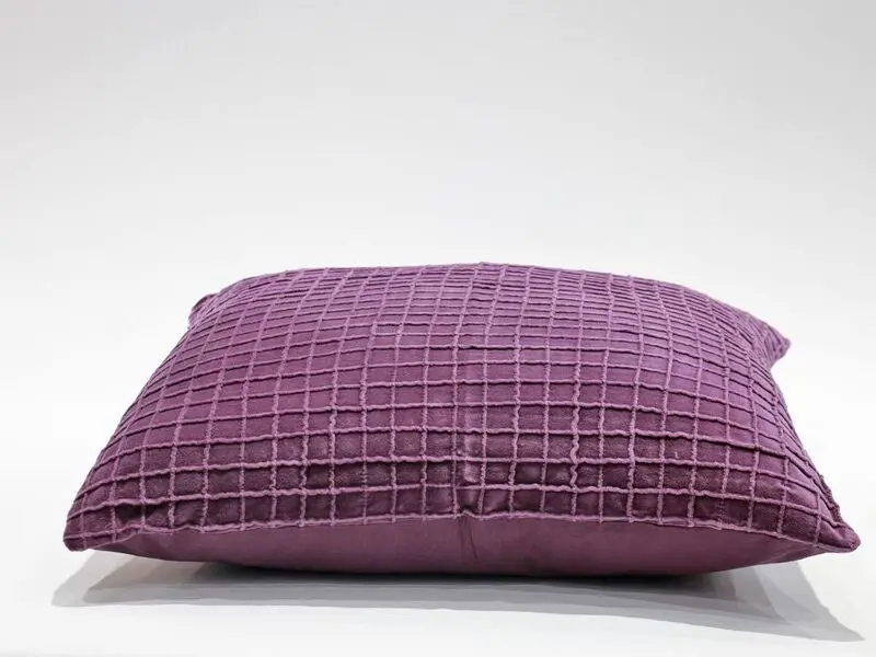 purple cushion cover velvet 60x60 cm