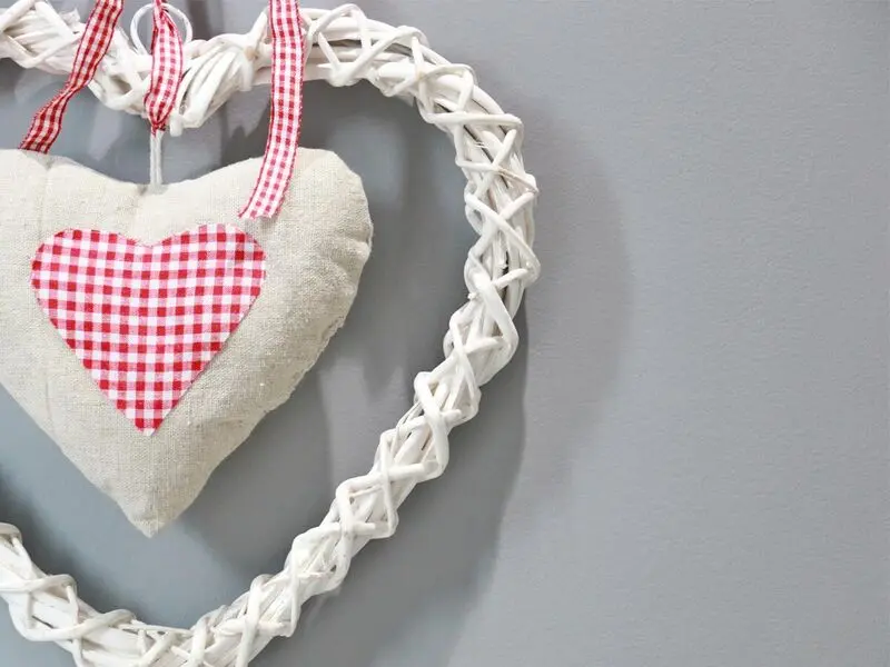 Willow and cotton heart